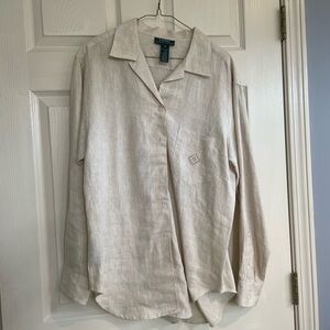 100% linen shirt
